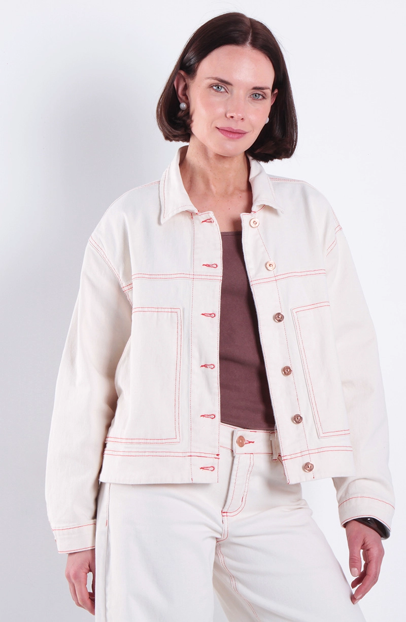 CHAQUETA BOLSILLO PARCHE BOXY FIT - 2
