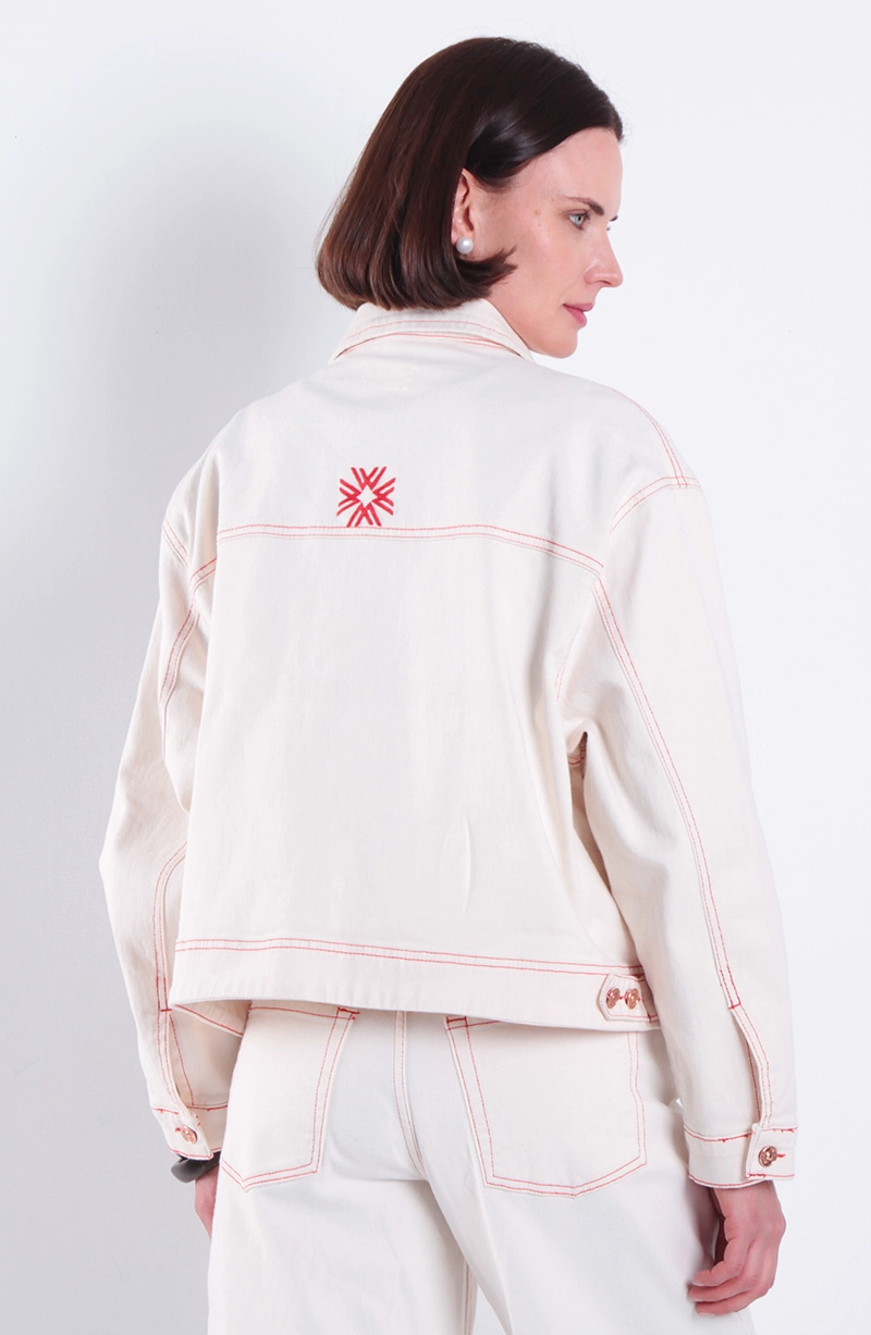 CHAQUETA BOLSILLO PARCHE BOXY FIT - 4