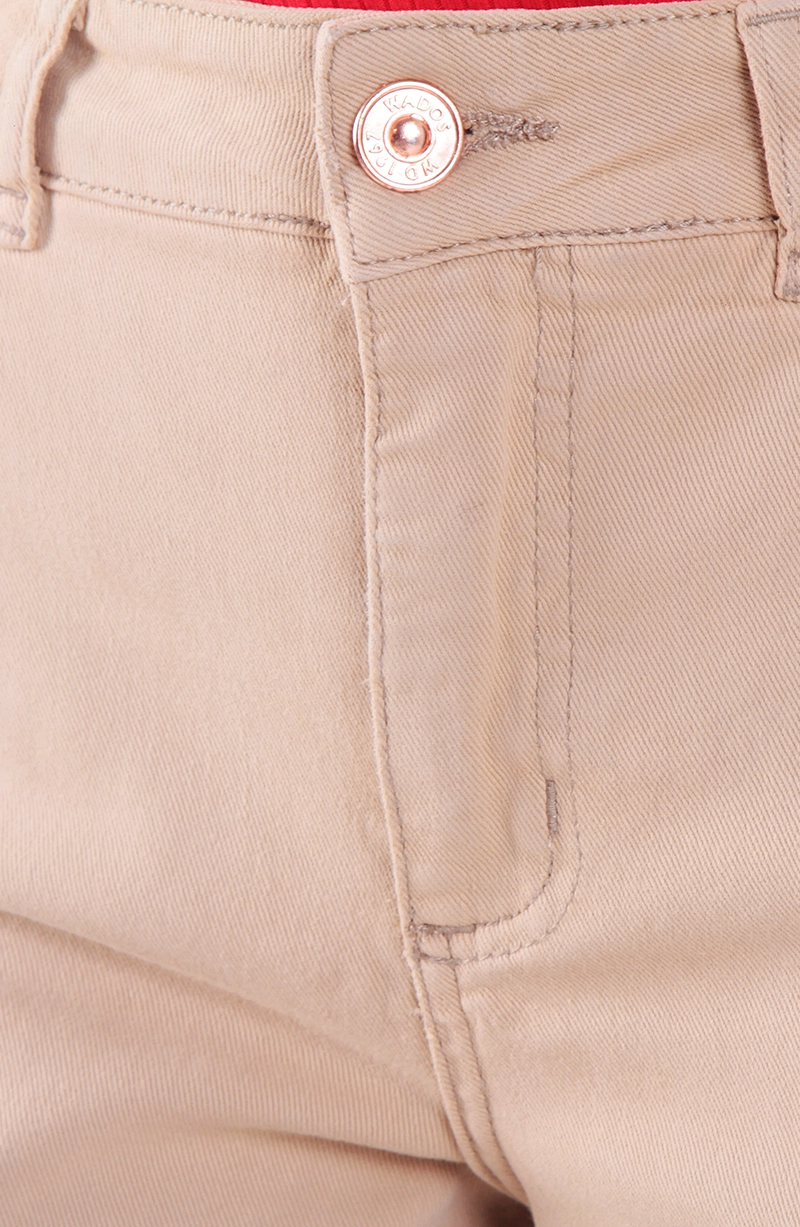JEANS MUJER WIDE LEG TIRO ALTO  PRETINA BASICA 1 BOTON - 2