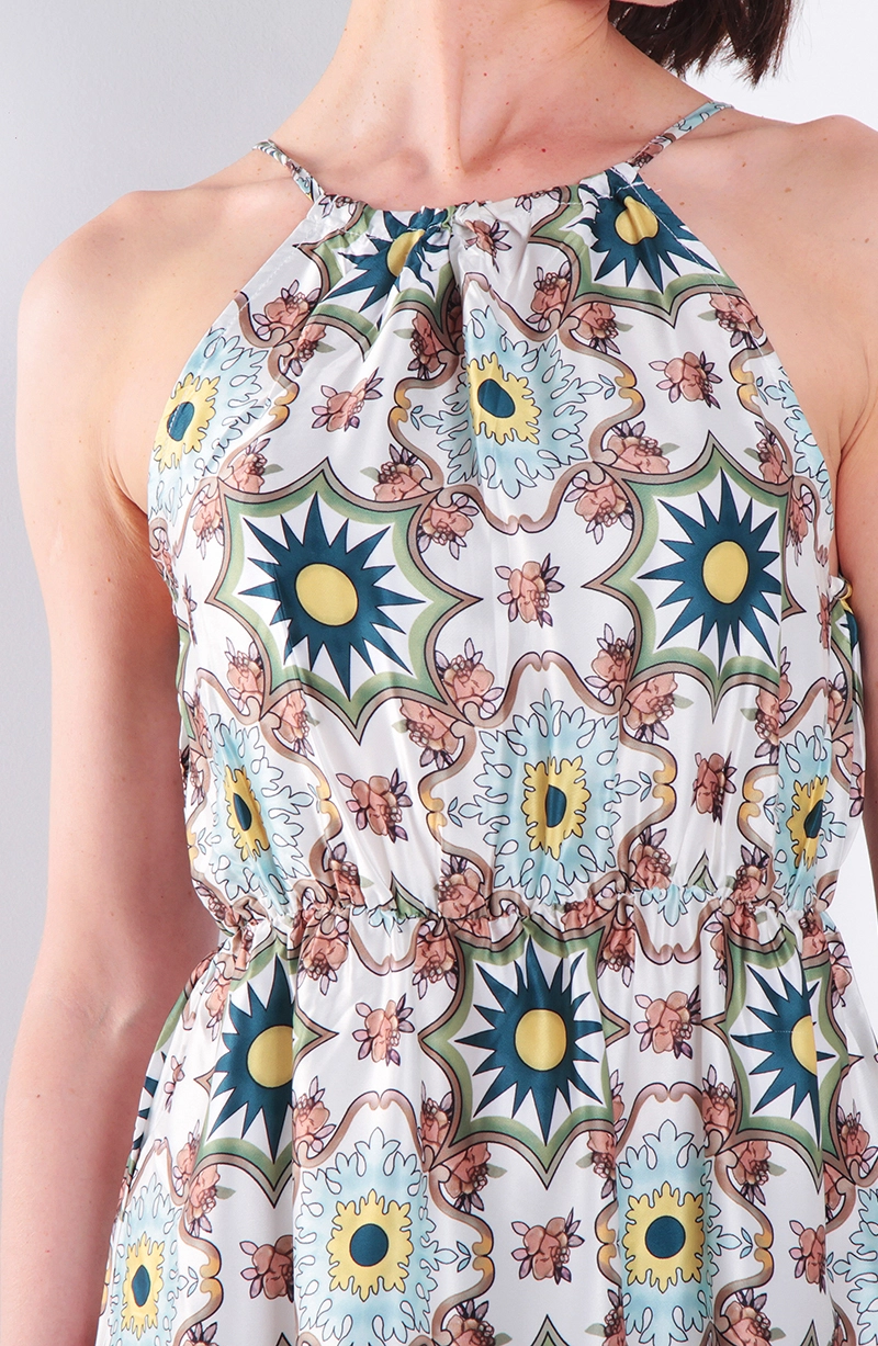 VESTIDO SIN MANGA ESCOTE HALTER - 3