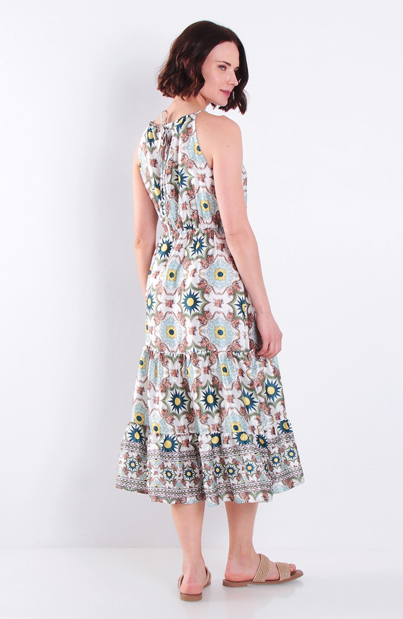 VESTIDO SIN MANGA ESCOTE HALTER - 4
