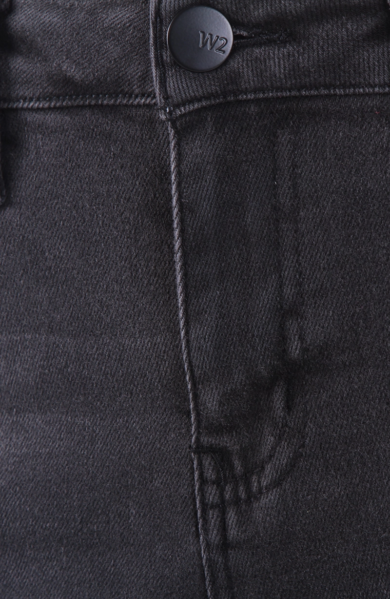 JEANS MUJER WIDE LEG ITO ALTO PRETINA BASICA 1 BOTON - 2