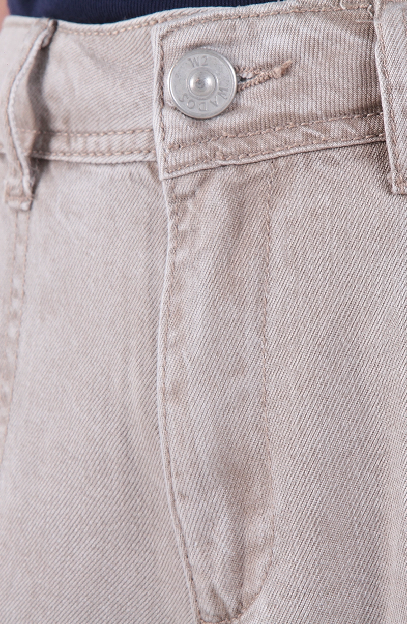 SHORT CARGO LYOCELL TIRO ALTO PRETINA BASICA 1 BOTON - 2