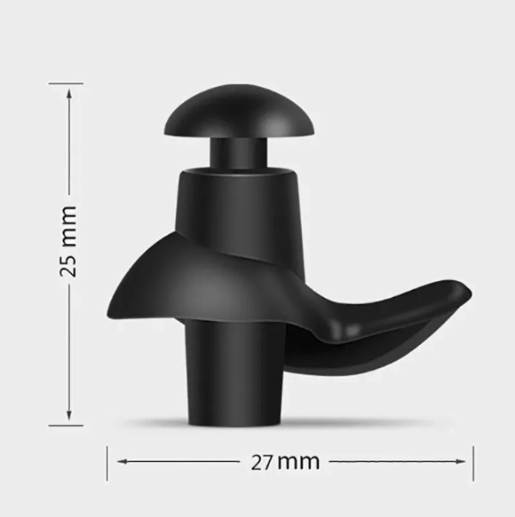 TAPONES PARA OIDOS DE SILICONA / SURF / NATACION / KITE - ROSADO - 3