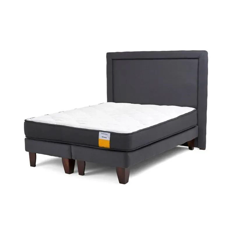 CAMA EUROPEA FUNCIONAL KING + RESPALDO DRIMKIP - 1