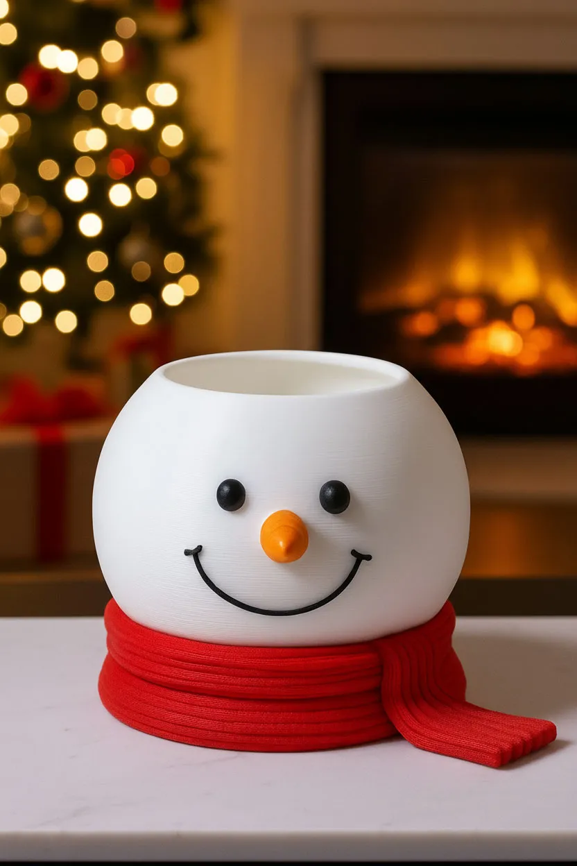 BOWL DE COCINA NAVIDAD - MUÑECO DE NIEVE - 2