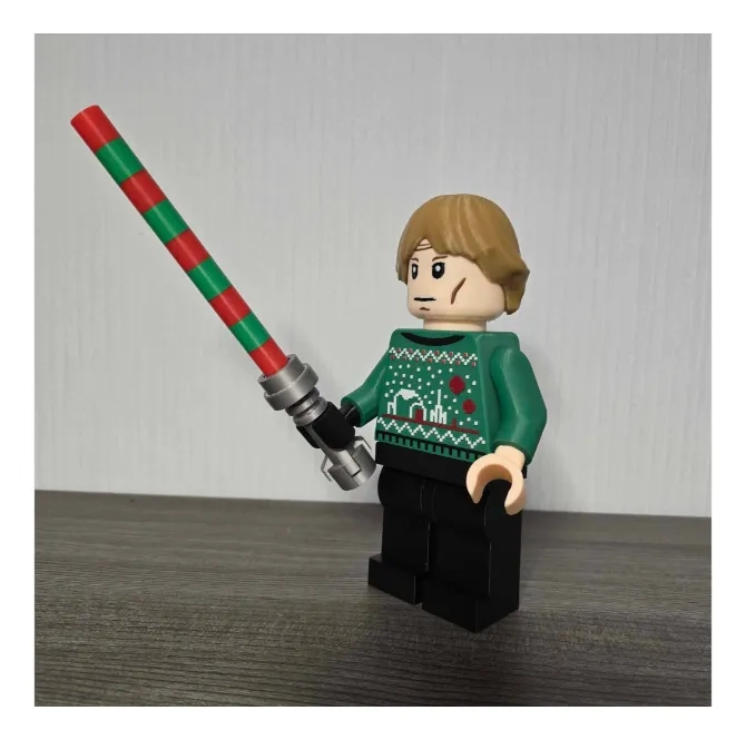 LUKE SKYWALKER EDICION DE NAVIDAD - FIGURA NAVIDEÑA - 2