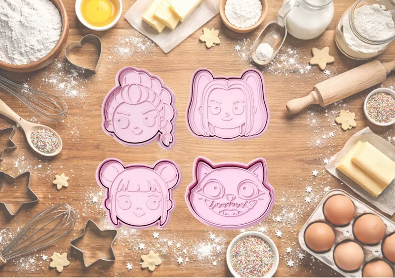 CORTADORES DE GALLETAS - DISEÑO KPOP (PACK 4 UN) - 3
