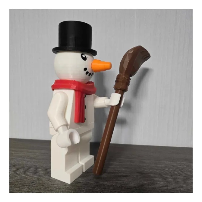 MUÑECO DE NIEVE - FIGURA NAVIDEÑA BLANCO - 1