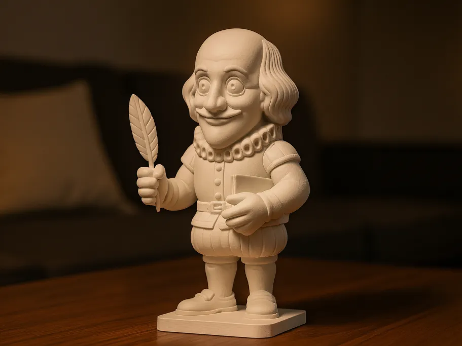 FIGURA DECORACION DE WILLIAM SHAKESPEARE - 1