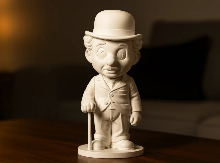 FIGURA DECORACION DE CHARLIE CHAPLIN - 1