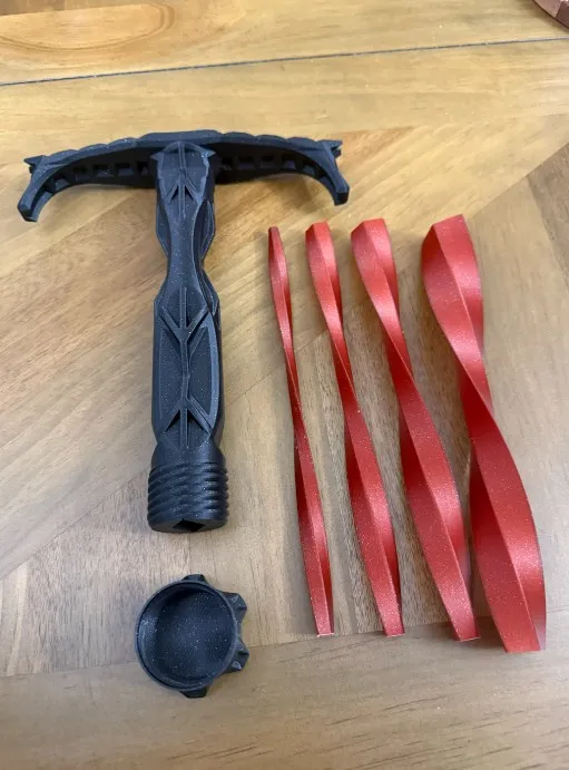 JUGUETE - ESPADA RETRACTIL ROJO - 5