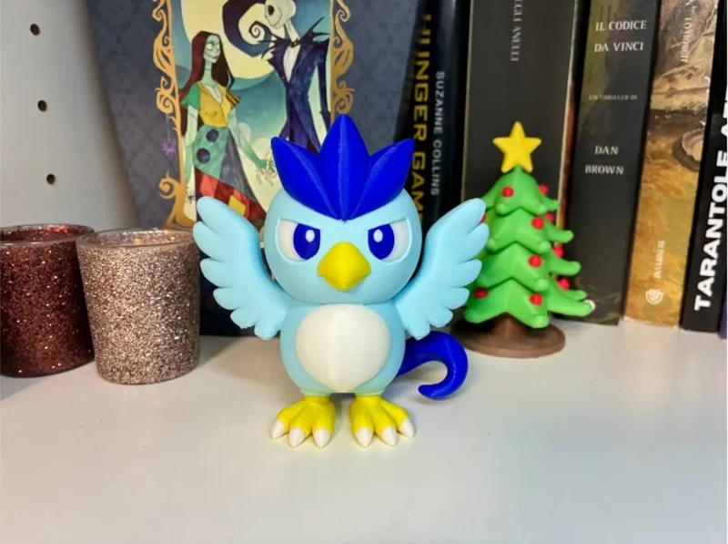 ARTICUNO DE POKEMON - FIGURA DECORATIVA CELESTE - 4