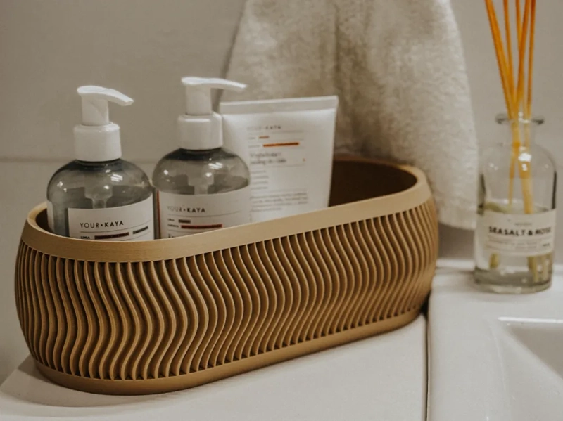 ORGANIZADOR MULTIUSO - MODERNA PARA BAÑOS MARRON CLARO - 3