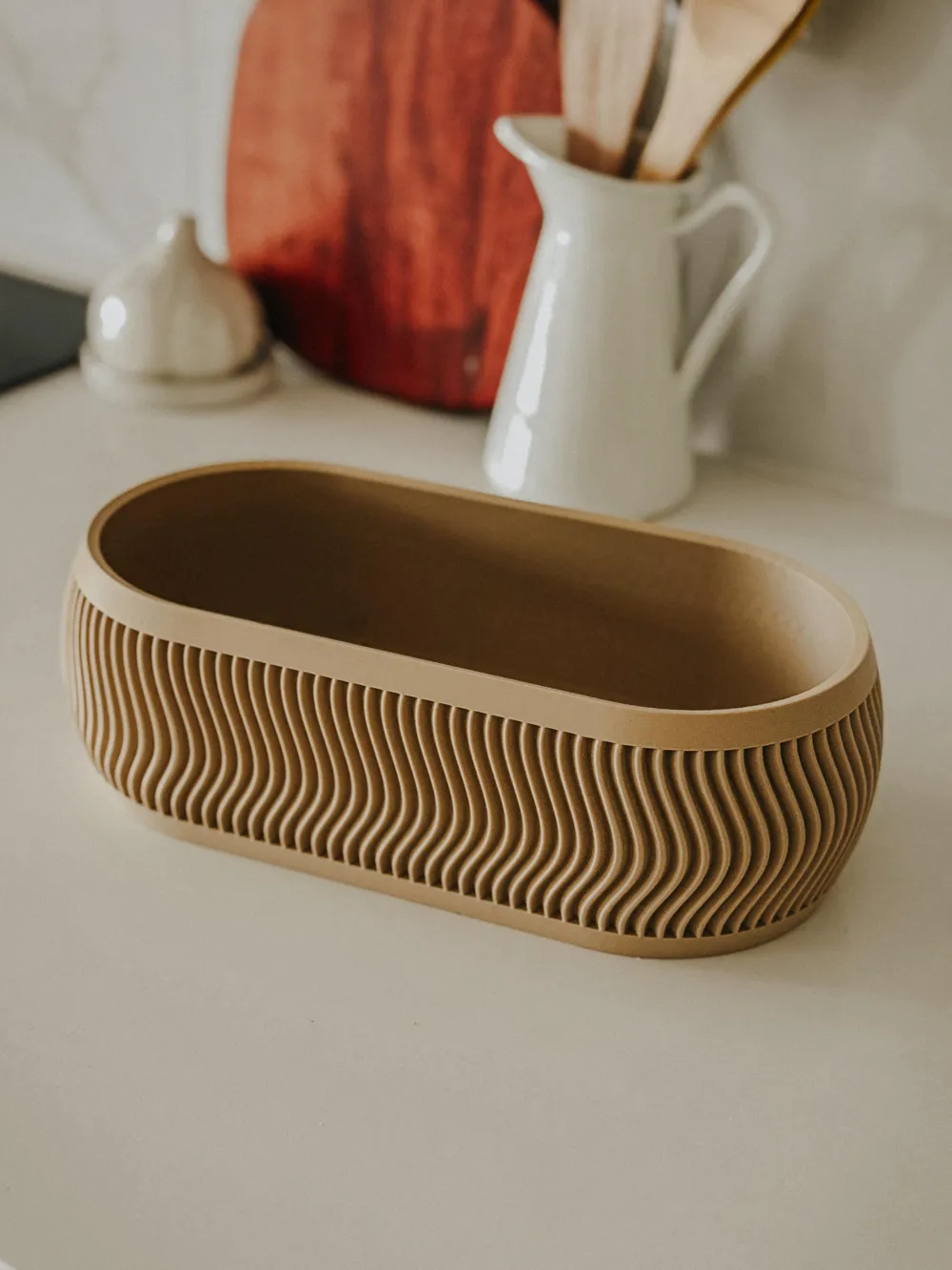 ORGANIZADOR MULTIUSO - MODERNA PARA BAÑOS MARRON CLARO - 5