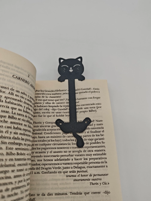 MARCAPAGINAS- GATO SONRIENTE - 1
