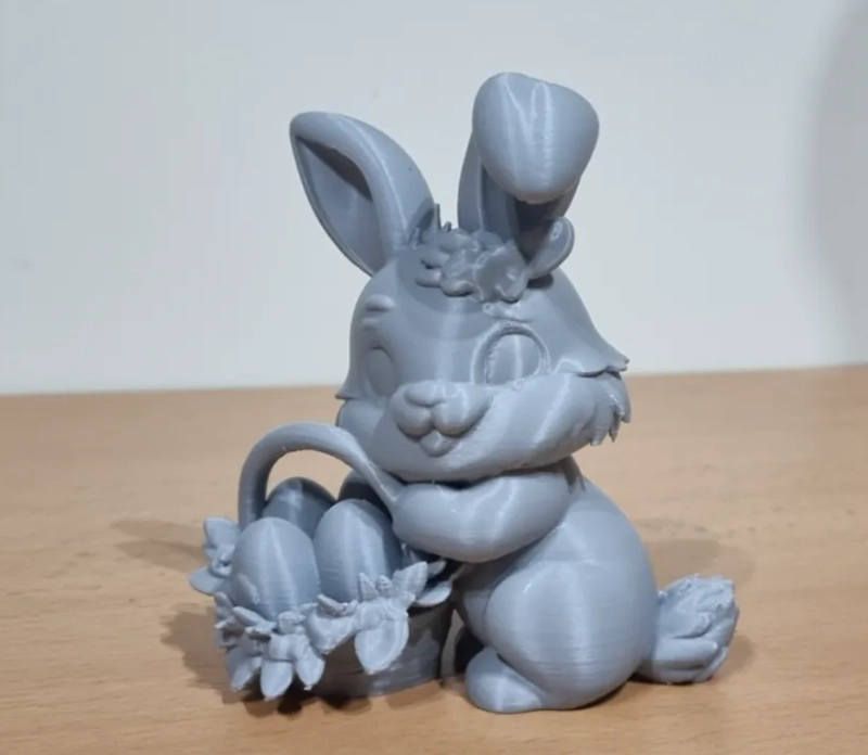 FIGURA CONEJO DE PASCUA CON CESTA - 3