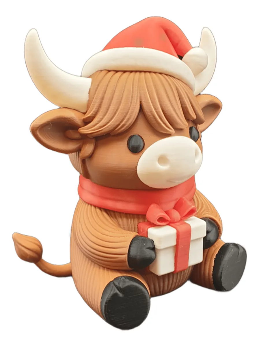 FIGURA DECORATIVA - VACA DE LAS TIERRAS ALTAS - 1