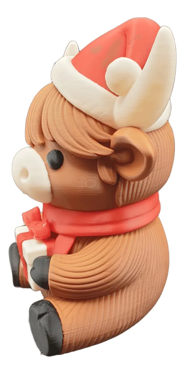 FIGURA DECORATIVA - VACA DE LAS TIERRAS ALTAS - 2