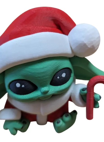 FIGURA NAVIDEÑA - BADY YODA CHRISTMAS - 1