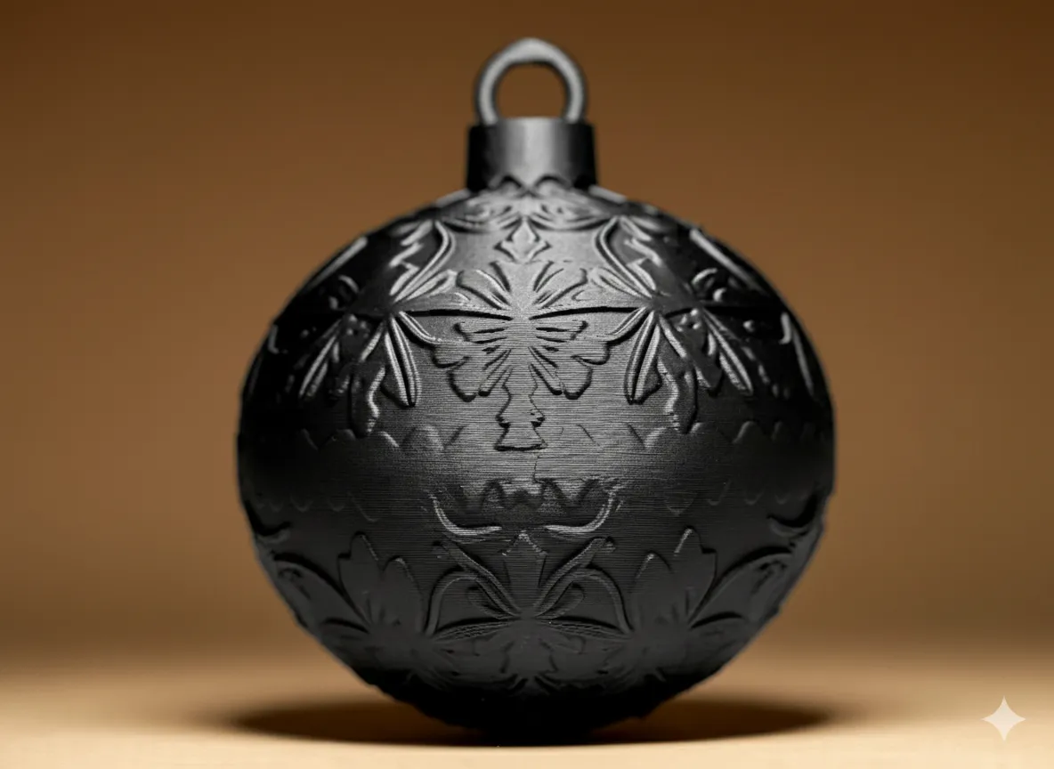 ESFERA DECORATIVA - MARIPOSA NAVIDAD - 1