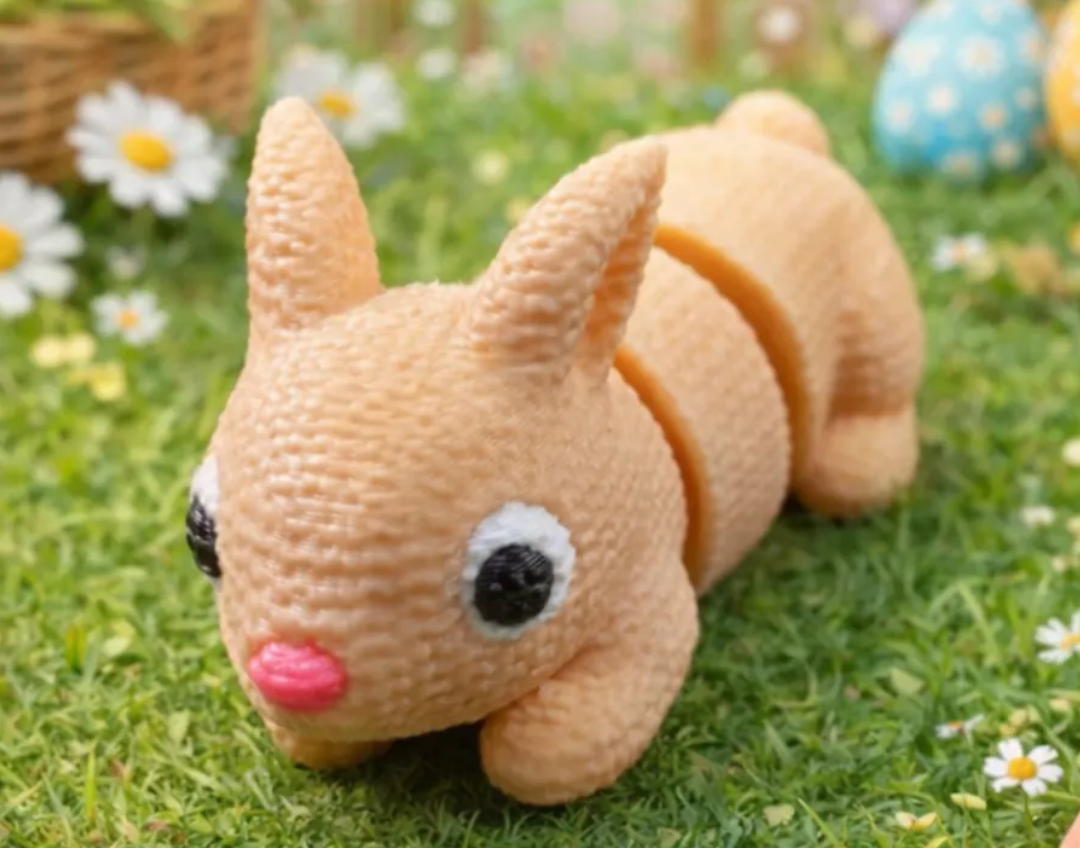 MINI FIGURA DE CONEJITO FLEXIBLE - 1