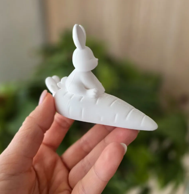 FIGURA DECORATIVA FESTIVA DE CONEJO DE PASCUA - 3