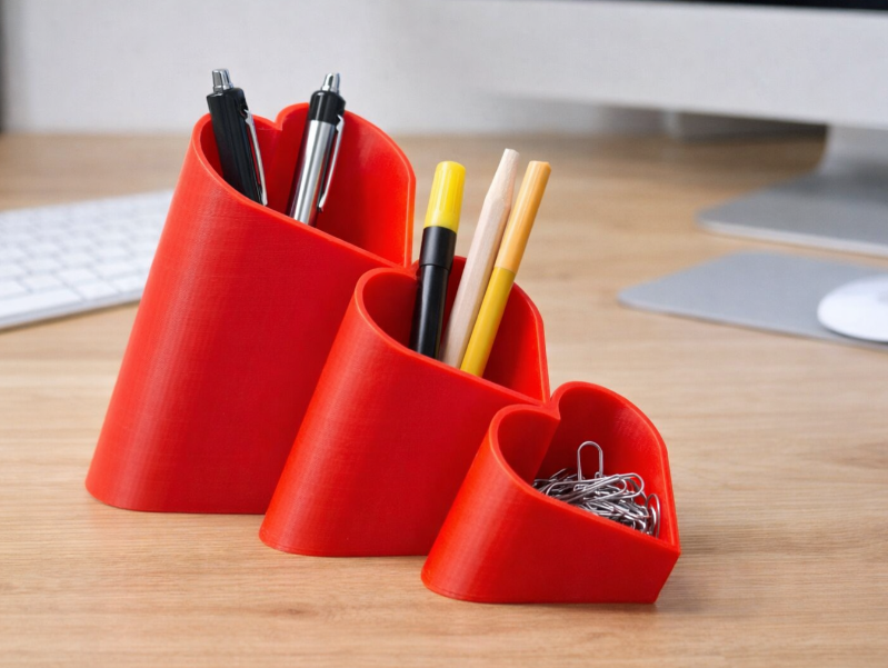 ORGANIZADOR DE ESCRITORIO DE OFICINA DE SAN VALENTIN - 1