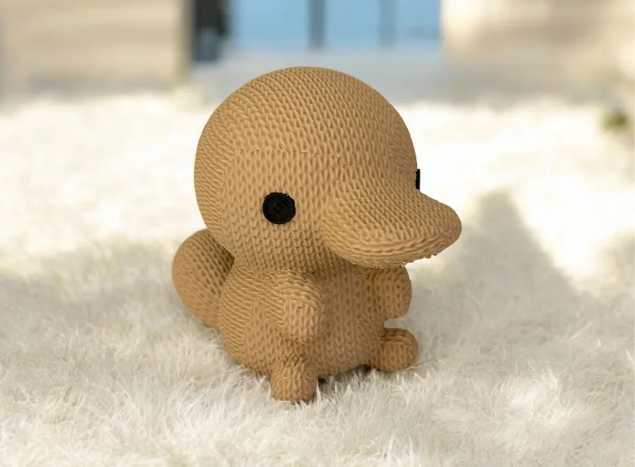 FIGURA DECORACION- ORNITORRINCO TEJIDO - 1