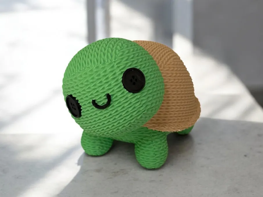 FIGURA DECORACION- TORTUGA TEJIDA - 1