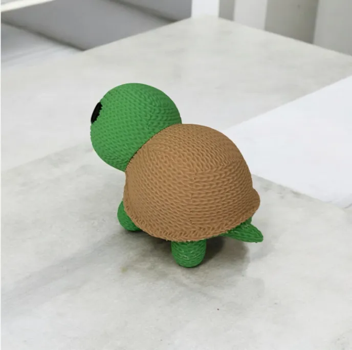 FIGURA DECORACION- TORTUGA TEJIDA - 2