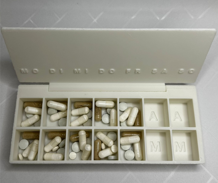 ORGANIZADOR DE SUPLEMENTOS | PASTILLERO MAÑANA / NOCHE - 1