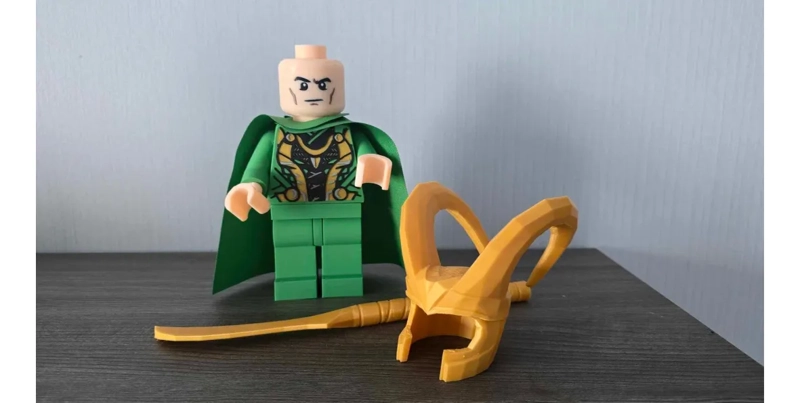 LOKI DE MARVEL - FIGURA DECORATIVA VERDE - 1