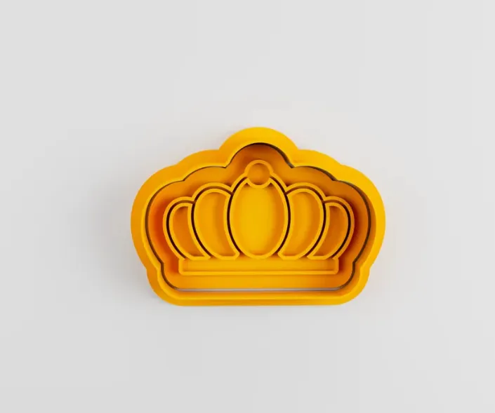 CORTADOR DE GALLETAS CORONA (PACK 4 UN) AMARILLO - 4