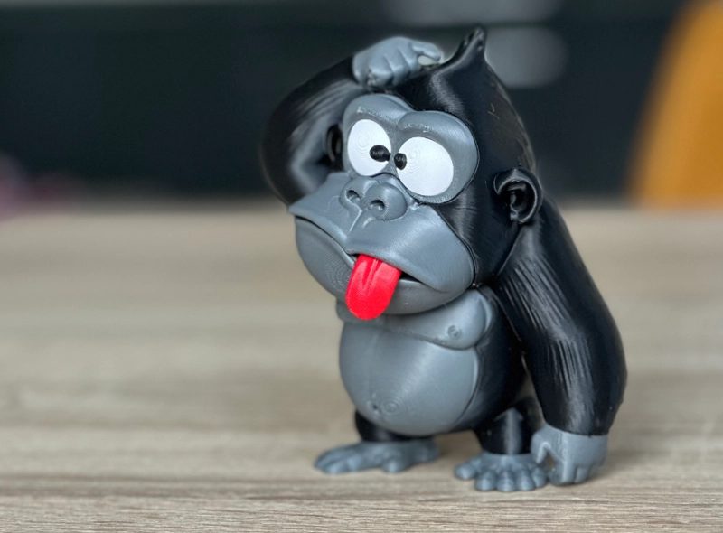 FIGURA DECORATIVA- GORILA DIVERTIDO - 1