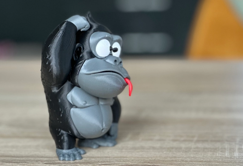 FIGURA DECORATIVA- GORILA DIVERTIDO - 2