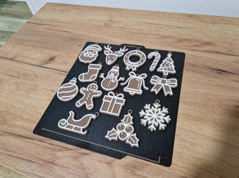 ADORNOS NAVIDEÑOS - FIGURAS DE JENGIBRE (PACK 15 UN) - 1