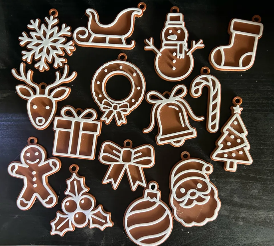 ADORNOS NAVIDEÑOS - FIGURAS DE JENGIBRE (PACK 15 UN) - 3
