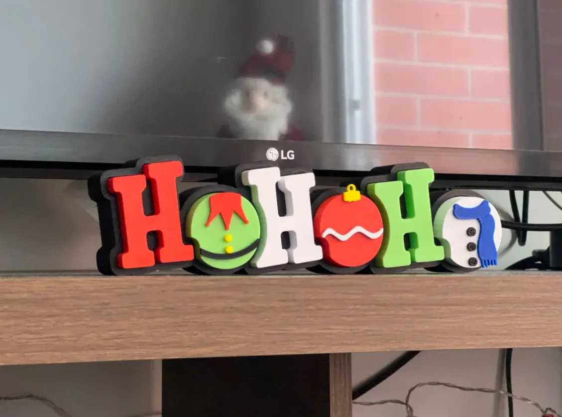 ADORNOS - LETREROS NAVIDEÑOS HO HO HO - 2