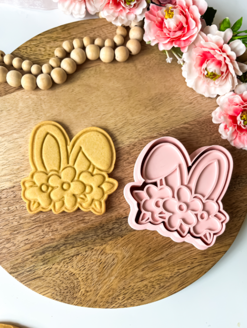 CORTADOR Y SELLO DE GALLETAS - OREJAS DE CONEJITO DE PASCUA - 1