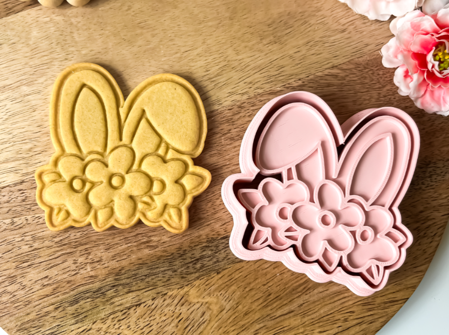 CORTADOR Y SELLO DE GALLETAS - OREJAS DE CONEJITO DE PASCUA - 2