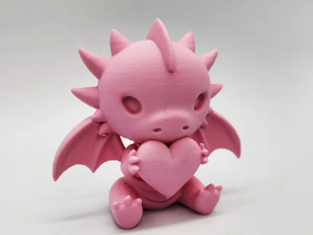 FIGURA DECORATIVA - DRAGON CON CORAZON - 3