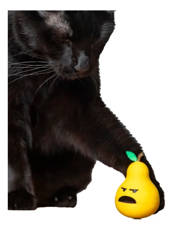 JUGUETE PARA GOLOSINAS GATOS - PERA MECEDORA - 2