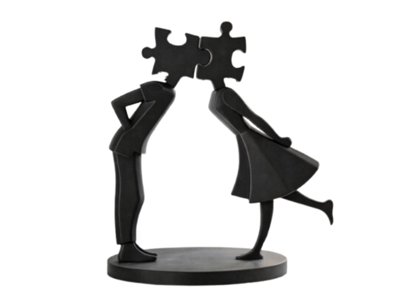 ESCULTURA- ALMAS DE ROMPECABEZA - 1