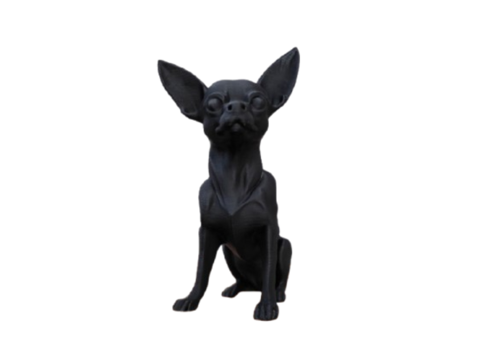 ESCULTURA DE CHIHUAHUA MINIMALISTA - 1
