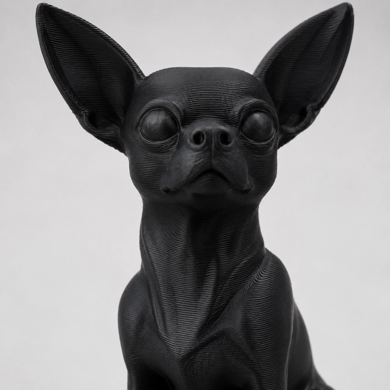 ESCULTURA DE CHIHUAHUA MINIMALISTA - 2