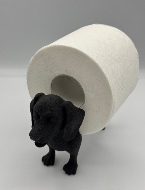 SOPORTE PAPEL HIGIE NICO DE PERRO SALCHICHA - 2
