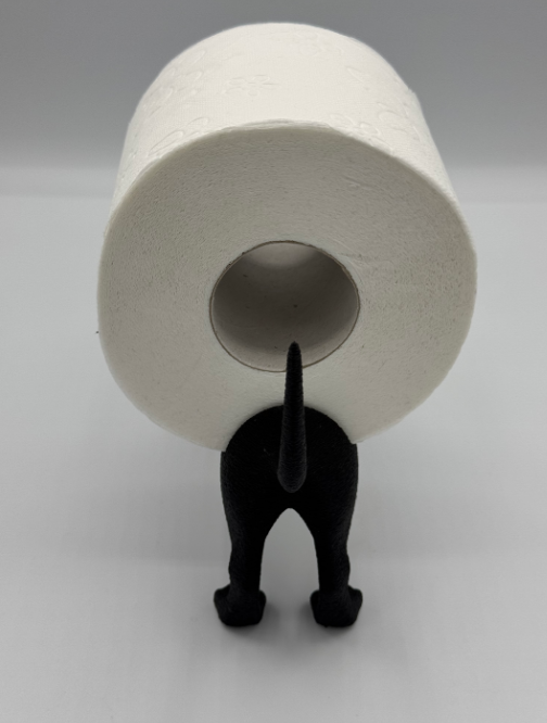 SOPORTE PAPEL HIGIE NICO DE PERRO SALCHICHA - 3