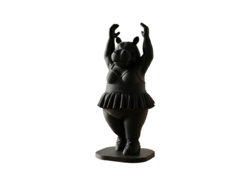 ESCULTURA- HIPOPOTAMO BAILARIN - 1