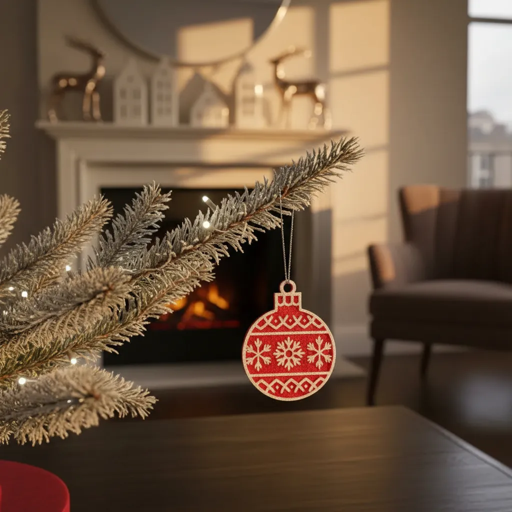ADORNOS NAVIDAD - BOLAS DECORATIVAS PARA ARBOL - 1